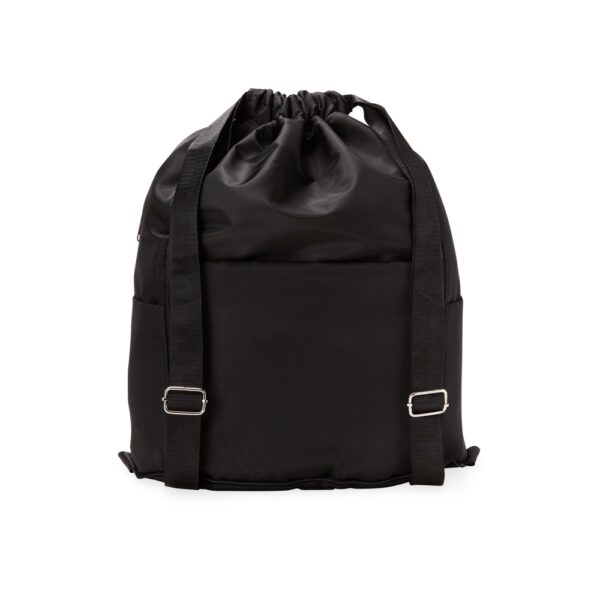 Mochila Saco Personalizada com personalização de marca empresarial. Opção de brinde corporativo para empresas.