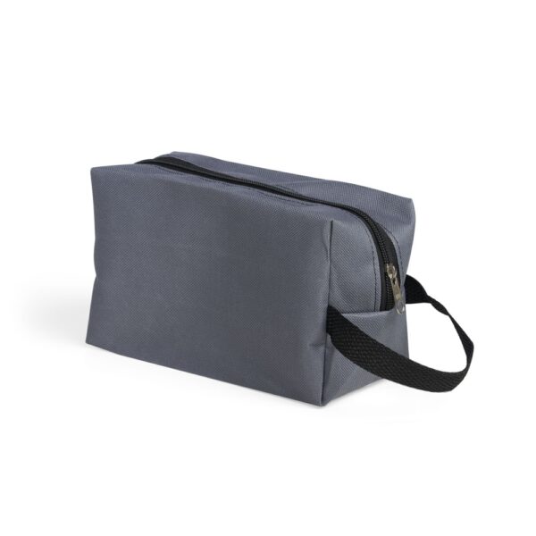 Necessaire Personalizada com personalização de logotipo de marca empresarial. Brinde corporativo especial.