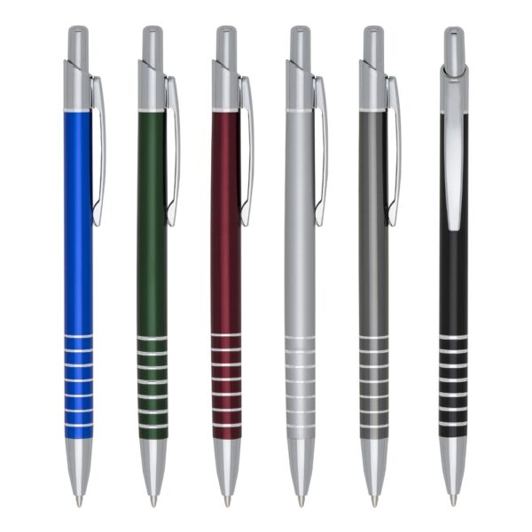 Caneta Personalizada com personalização de logotipo de marca empresarial. Excelente brinde para empresas.