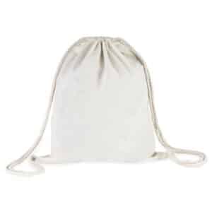 Mochila Saco Personalizada com logotipo de marca corporativa. Opção de brindes para empresa.