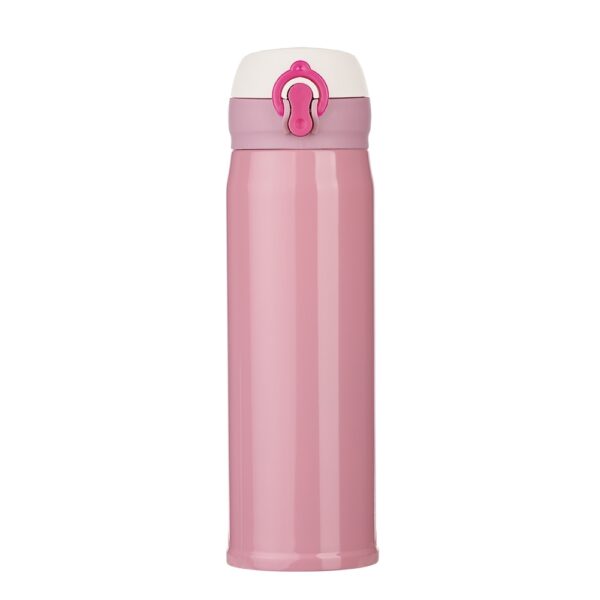 Garrafa Térmica Personalizada com personalização de logotipo de marca empresarial. Brinde personalizado elegante.