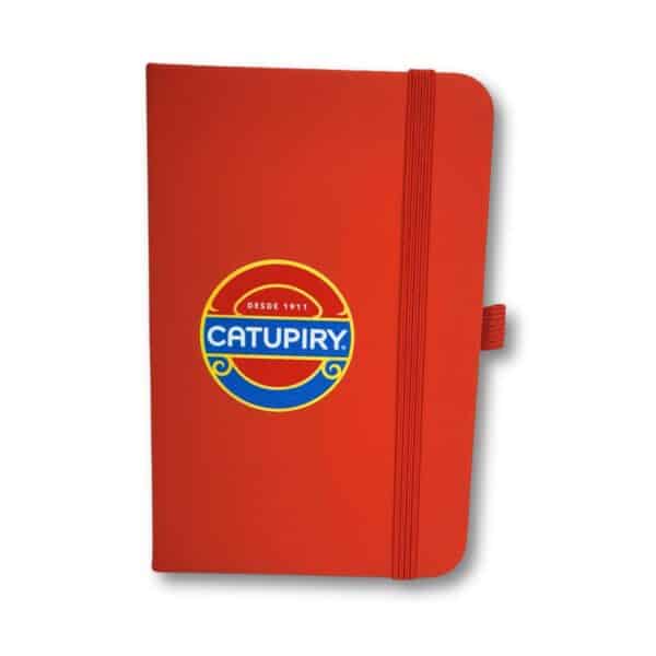 (14x9 cm) | Caderno Personalizado Tipo Moleskine - Couro Sintético - COM PAUTA - HUBSP-93721 - Image 2