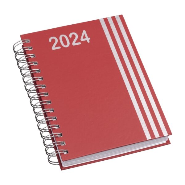(20x16 cm) | Agenda Personalizada Diária 2024 Wire-o - HUBZB-14627 - Image 3