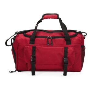 Bolsa de Viagem Personalizada com personalização de logotipo de marca corporativa. Brinde corporativo exclusivo.