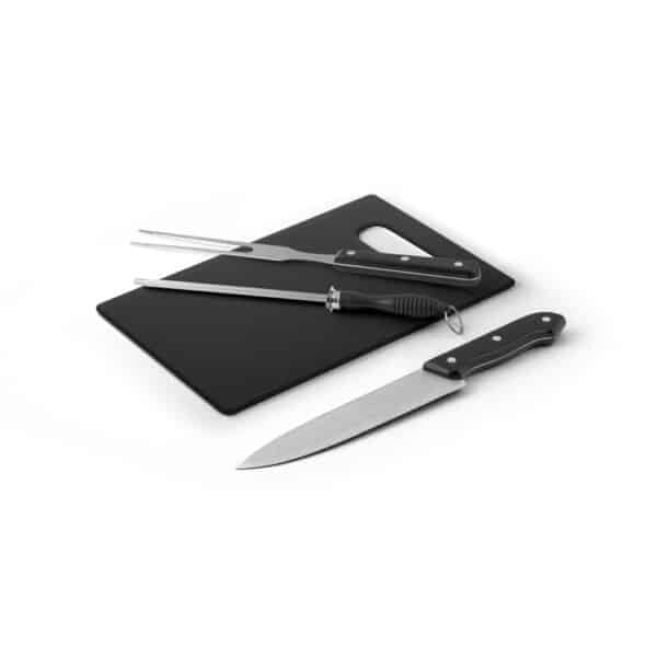 Kit Churrasco Personalizado RAVIOLI com Estojo, Tábua e 3 peças- HUBSP-94102 - Image 3
