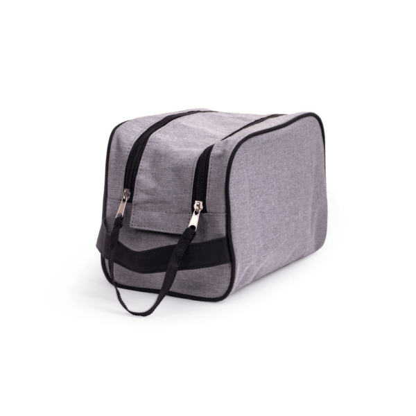 Necessaire Personalizada com logotipo de marca empresarial. Brinde personalizado inovador.