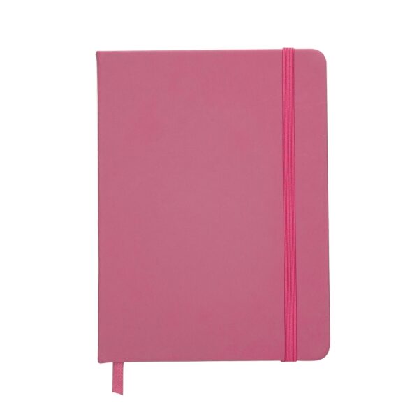 (18x13 cm) | Caderno Personalizado tipo Moleskine - Emborrachado c/ Pauta - HUBZB-12514 - Image 9