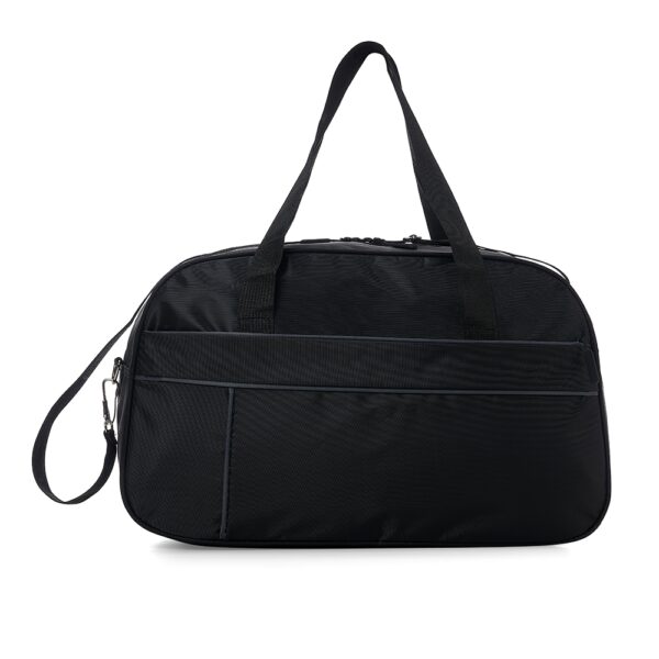 Bolsa de Viagem Personalizada com gravação de logotipo de marca corporativa. Brinde personalizado distinto.