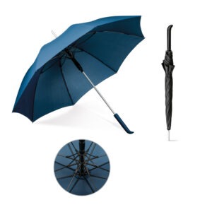 Guarda Chuva Personalizado com personalização de logotipo de marca corporativa. Brinde personalizado sofisticado.