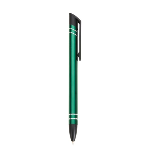 Caneta Personalizada com gravação de logotipo de marca corporativa. Brinde personalizado sofisticado.