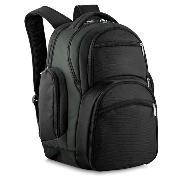 Mochila Personalizada com personalização de marca corporativa. Opção de brinde personalizado para empresas.