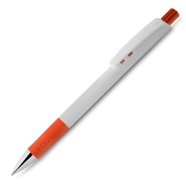 Caneta Personalizada com personalização de logotipo de marca empresarial. Brinde corporativo especial.