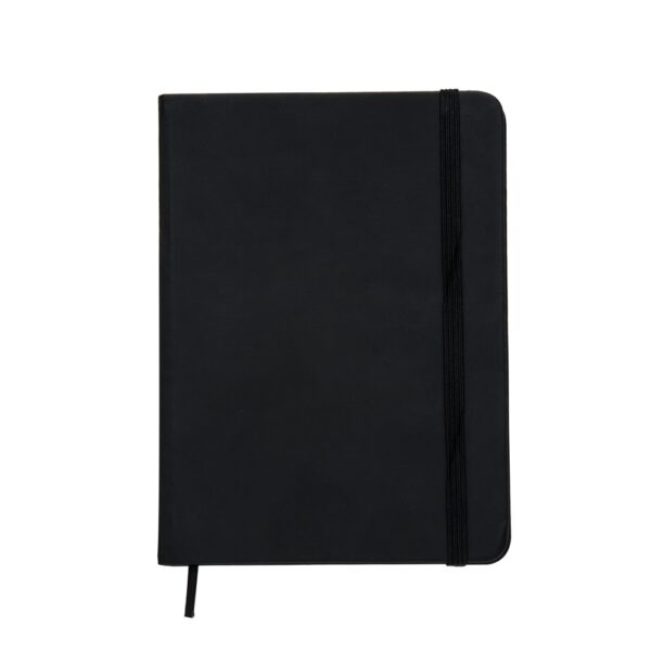 (18x13 cm) | Caderno Personalizado tipo Moleskine - Emborrachado c/ Pauta - HUBZB-12514 - Image 5