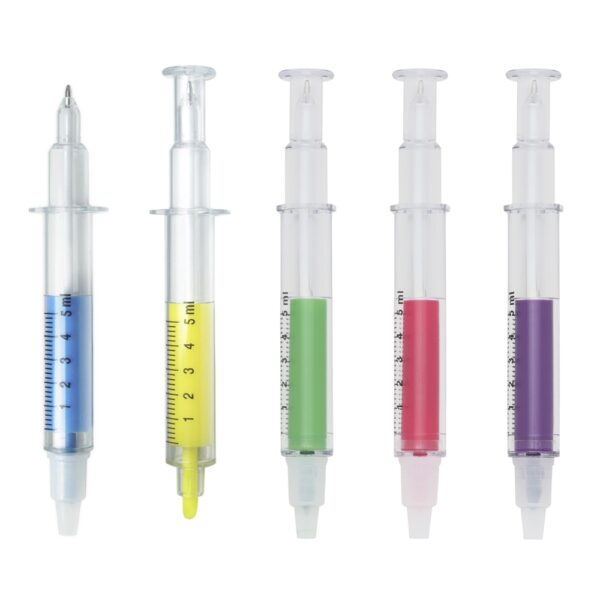 Caneta Personalizada Plástica Marca Texto - HUBZB-00006