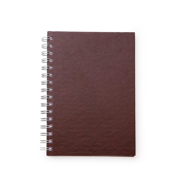 Caderno Personalizado com gravação de marca empresarial. Opção de brindes para empresa.