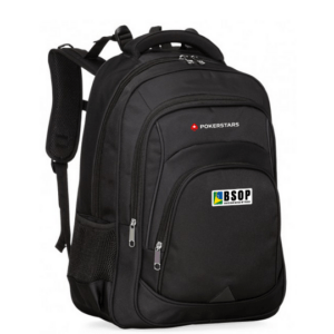 Mochila Personalizada com logotipo de marca empresarial. Tipo de brindes para empresa.