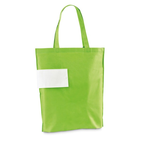 Sacola Personalizada com personalização de logotipo de marca empresarial. Excelente brinde para empresas.
