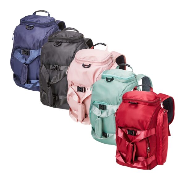 Bolsa de Viagem Personalizada com logotipo de marca empresarial. Brinde corporativo exclusivo.