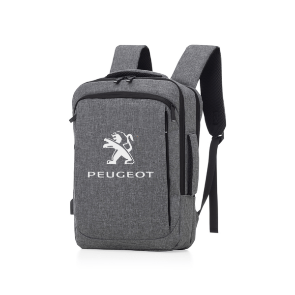 Mochila Personalizada com gravação de marca empresarial. Tipo de brinde personalizado para empresas.