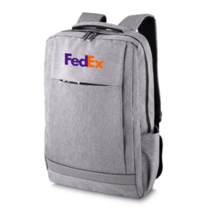 Mochila Personalizada com logotipo de marca corporativa. Tipo de brindes para empresa.