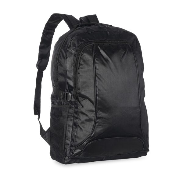 Mochila Personalizada com personalização de marca empresarial. Opção de brinde personalizado para empresas.
