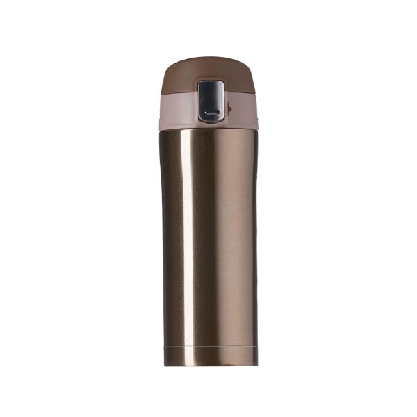 Garrafa Térmica Personalizada com personalização de logotipo de marca corporativa. Brinde corporativo exclusivo.