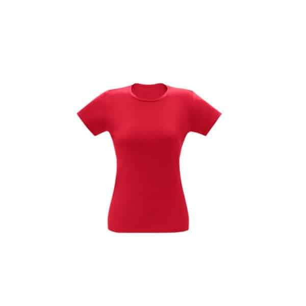 Camiseta Personalizada Fem. Color. | 100% algodão (165 g) | PAPAYA - HUBSP-30506 - A Huble oferece atendimento especializado para brindes corporativos e mochilas personalizadas para empresas e agências de eventos. Sua melhor opção em brindes corporativos está na Huble com entrega para todo Brasil.