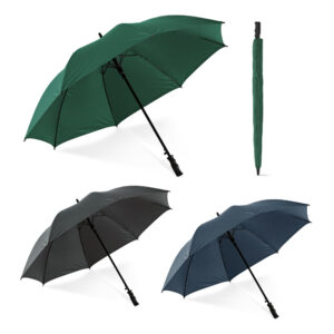 Guarda Chuva Personalizado com personalização de logotipo de marca empresarial. Brinde personalizado elegante.