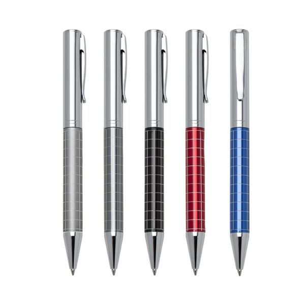 Caneta Personalizada com gravação de logotipo de marca empresarial. Brinde corporativo refinado.