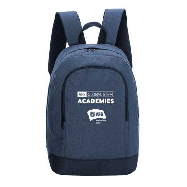 Mochila Personalizada com personalização de marca corporativa. Opção de brinde corporativo para empresas.