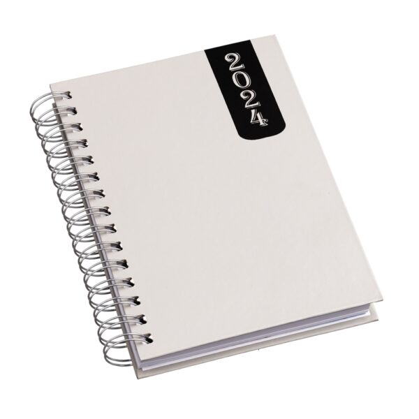 (20x16 cm) | Agenda Personalizada Diária 2024 Wire - o - HUBZB-14462 - Image 3