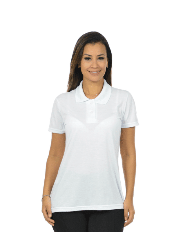 Camisa Polo Feminina Personalizada Malha Fria - HUBFEM-026989 - A Huble oferece atendimento especializado para brindes corporativos e mochilas personalizadas para empresas e agências de eventos. Sua melhor opção em brindes corporativos está na Huble com entrega para todo Brasil.