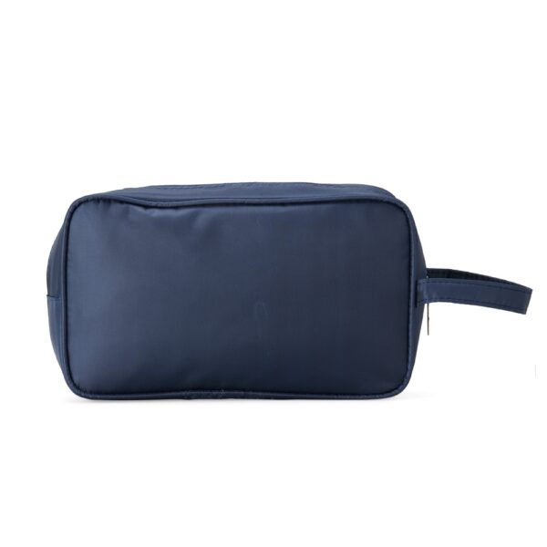Necessaire Personalizada com gravação de logotipo de marca corporativa. Brinde personalizado sofisticado.