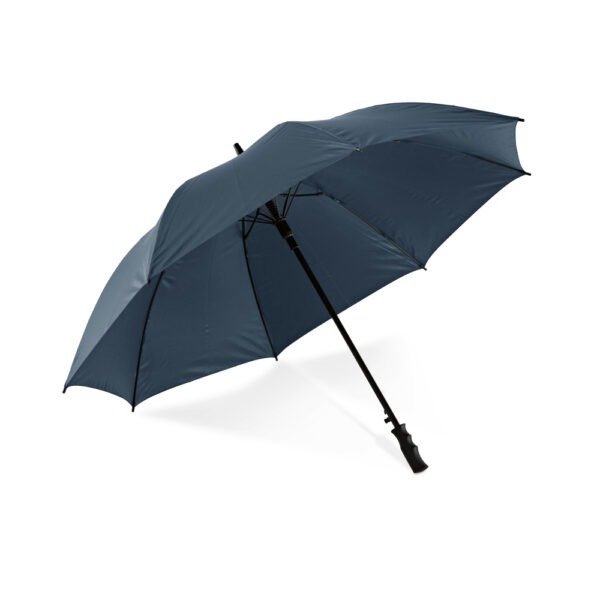 Guarda Chuva Personalizado com personalização de logotipo de marca empresarial. Brinde corporativo especial.