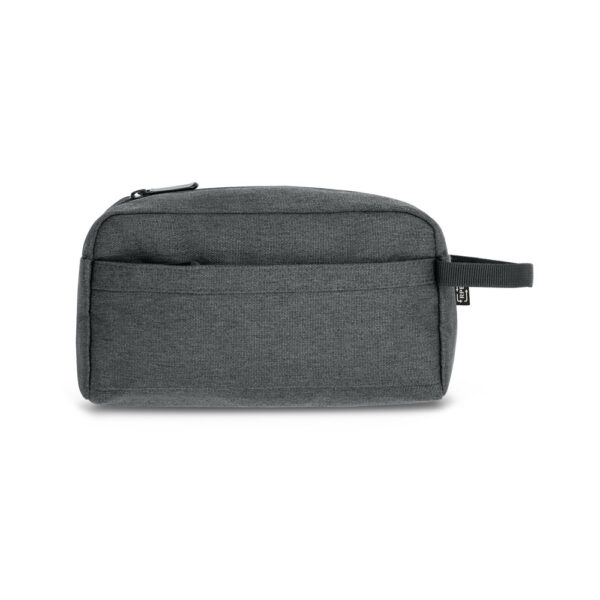 Necessaire Personalizada com personalização de logotipo de marca corporativa. Brinde corporativo inovador.
