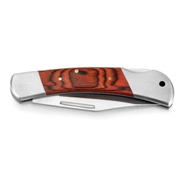 Canivete Personalizado em Aço Inox e Madeira - HUBSP-94031 - Image 2