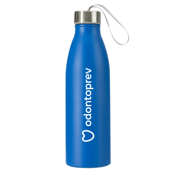 Garrafa Térmica Personalizada com gravação de logotipo de marca empresarial. Ótimo brinde para empresas.