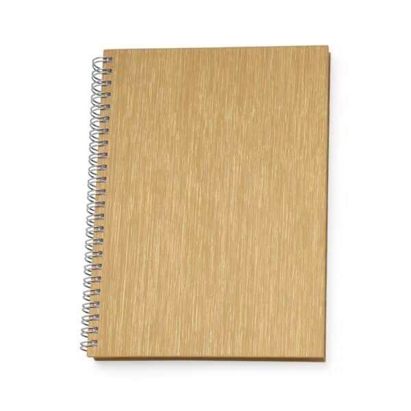 Caderno Personalizado com gravação de marca empresarial. Opção de brinde corporativo para empresas.