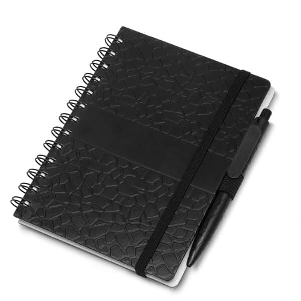 Caderno Personalizado com gravação de marca corporativa. Opção de brindes para empresa.