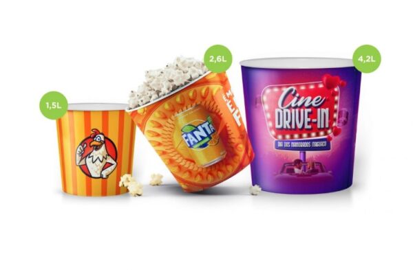 Balde de Pipoca Personalizado - HUBPL-PL-P42L