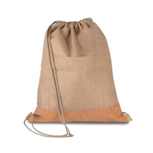 Mochila Saco Personalizada com logotipo de marca empresarial. Opção de brinde corporativo para empresas.