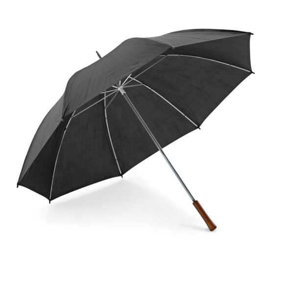 Guarda Chuva Personalizado com logotipo de marca empresarial. Perfeito brinde para empresas.