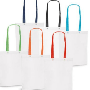 Sacola Personalizada com logotipo de marca corporativa. Brinde personalizado criativo.