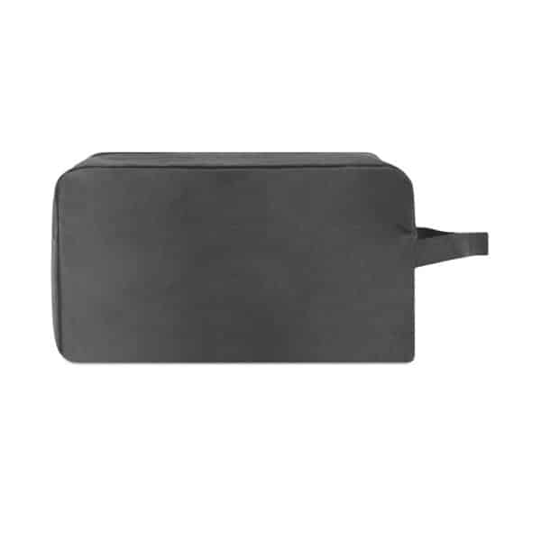 Necessaire Personalizada com logotipo de marca corporativa. Brinde personalizado refinado.