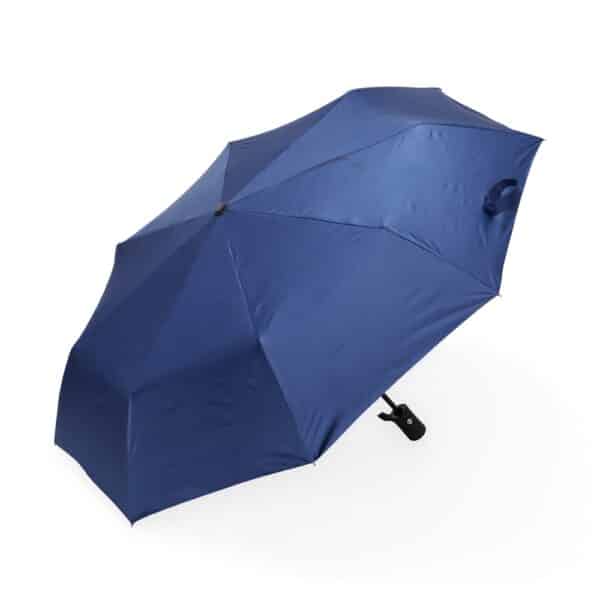 Guarda Chuva Personalizado com gravação de logotipo de marca corporativa. Brinde personalizado refinado.