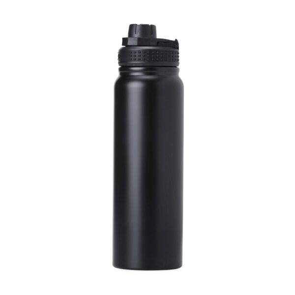 Garrafa Térmica Personalizada com personalização de logotipo de marca empresarial. Brinde personalizado elegante.