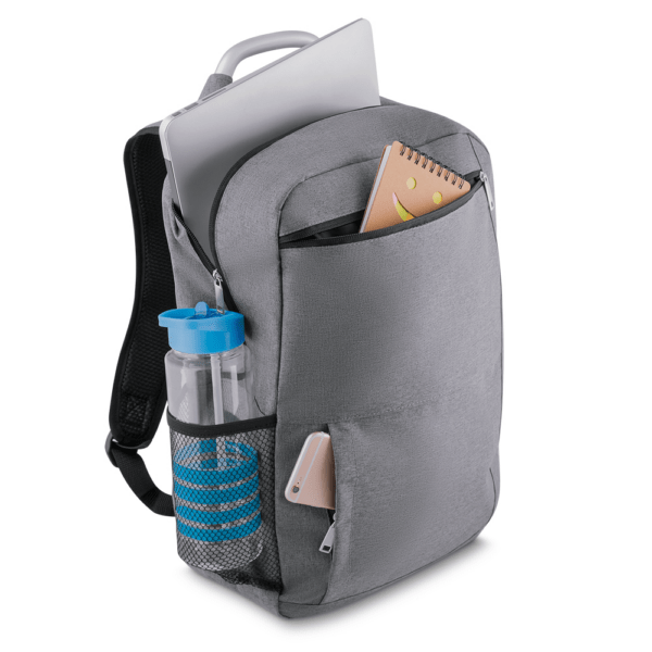 Mochila Personalizada com personalização de marca empresarial. Tipo de brindes para empresa.