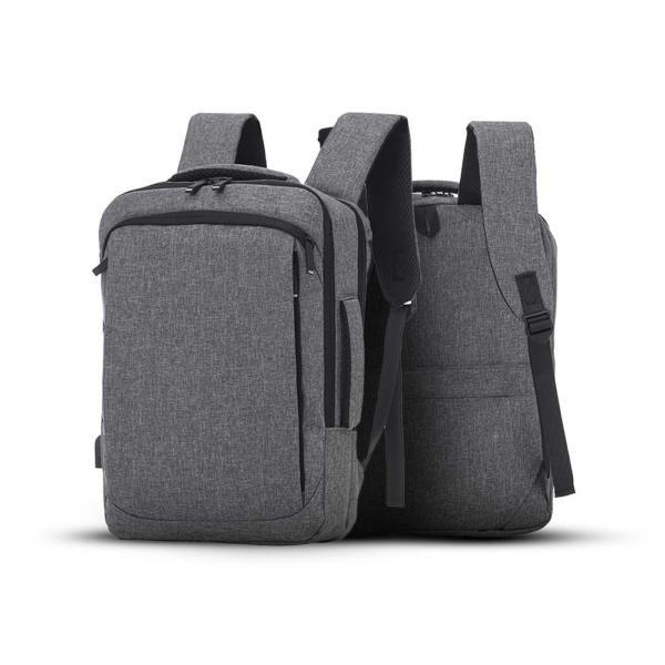 Mochila Personalizada com gravação de marca empresarial. Tipo de brinde personalizado para empresas.
