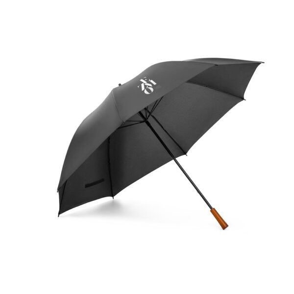 Guarda Chuva Personalizado com gravação de logotipo de marca corporativa. Brinde corporativo distinto.