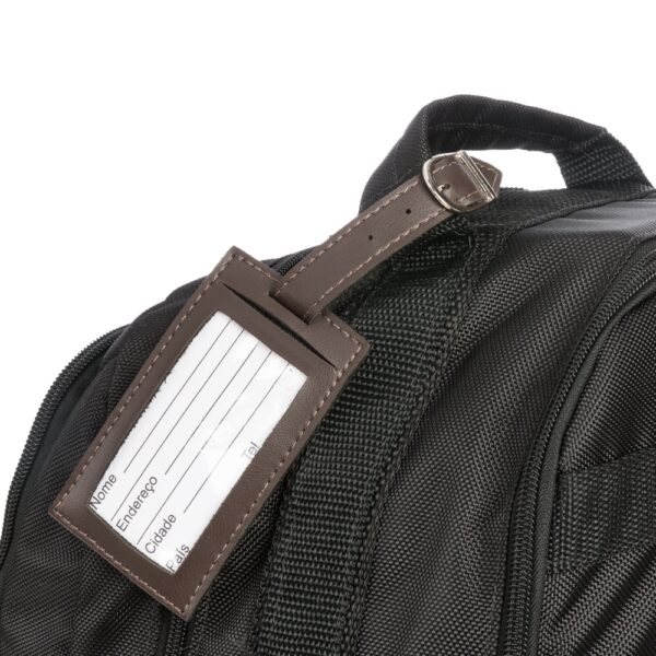 Identificador de Bagagens Personalizadas de Couro Sintético - HUBZB-13790 - A Huble oferece atendimento especializado para brindes corporativos e mochilas personalizadas para empresas e agências de eventos. Sua melhor opção em brindes corporativos está na Huble com entrega para todo Brasil.